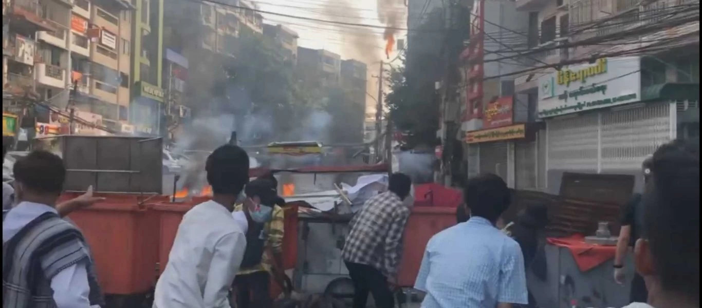 Δυο νεκροί διαδηλωτές από αστυνομικά πυρά στη Μιανμάρ